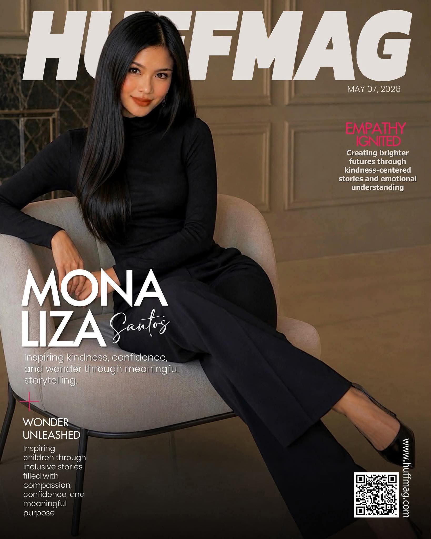 HuffMag feature featuring Mona Liza Santos